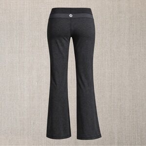 Lululemon Groove Flare Pant Reversible - Heathered Grey